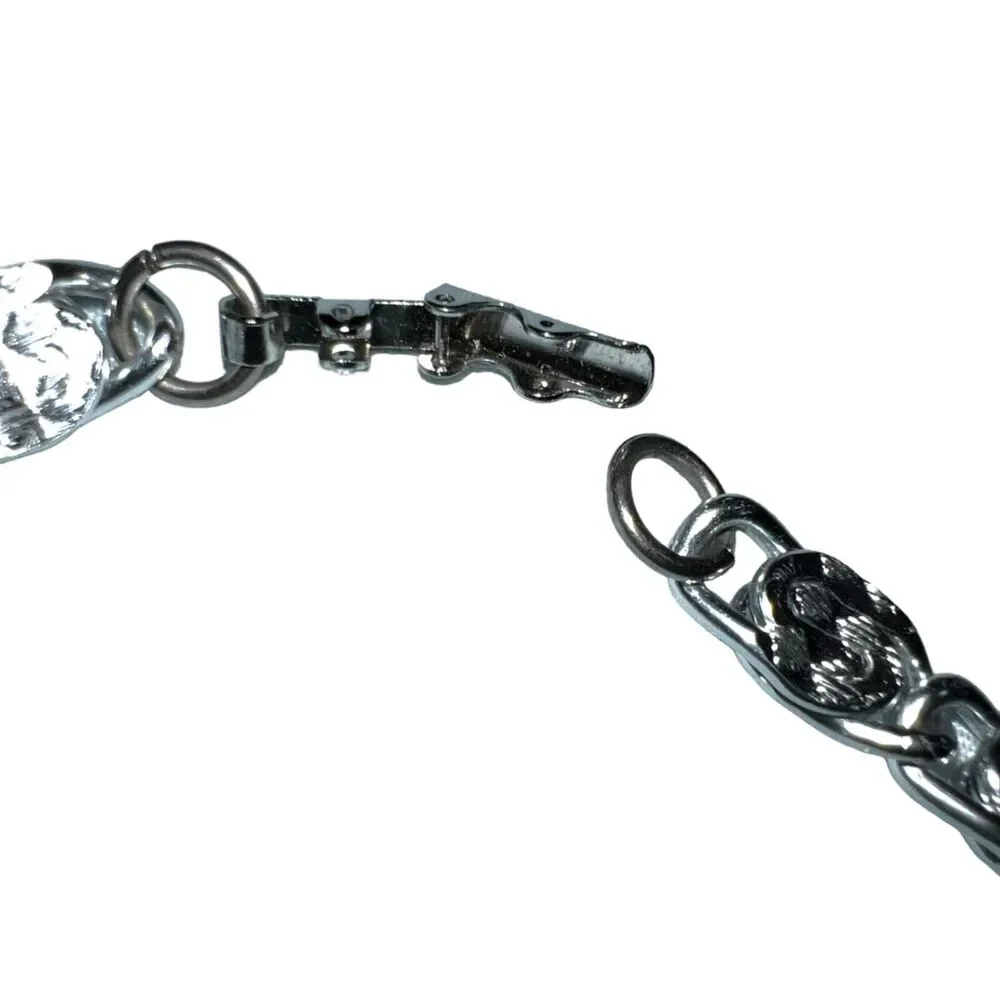 Sarah Coventry Womens Chain Bracelet Silver Tone Stamped